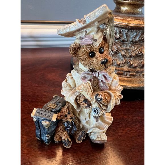 Boyds Bears Figurine "Bailey...The Graduate...Carpe Diem" Vintage 1997 - Picture 1 of 7